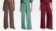 Auden™ Cozy Ribbed Wide Leg Pants (Image via Target)